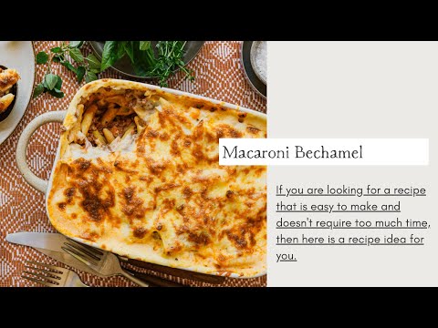 How to make Creamy Macaroni Bechamel Recipe | Cooking with Zahra