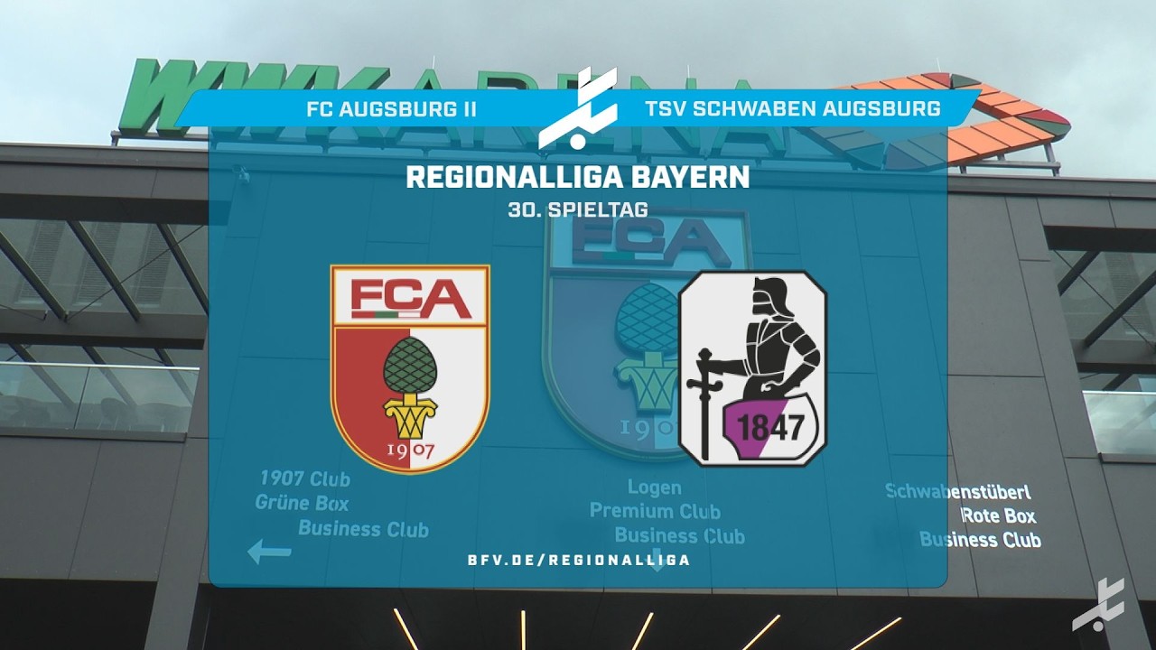 Augsburg II vs TSV Schwaben Augsburg Highlights