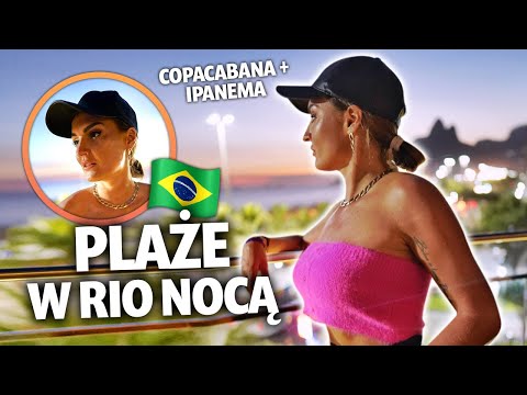 Plaże w Rio nocą: Copacabana i Ipanema | Magda Malaczyńska