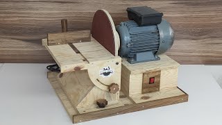 How To Make Disc Sander Machine || 12 inch/30cm || Velcro Sander || Cırtlı Disk 