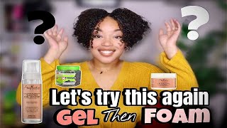 Trying the Gel/Foam Wash n Go... Again! This time in Reverse