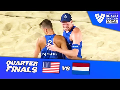 Crabb Tr./Brunner vs. Boermans/de Groot - Quarter-Finals Highlights La Paz 2023 #BeachProTour