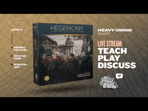 (KS) Hegemony: Lead Your Class to Victory - 4p Teaching & Play-through by Heavy Cardboard