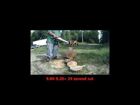Stihl ms 170 with Oregon Powersharp 16" vs Stihl Factory 16" bar/chain on same saw. short version