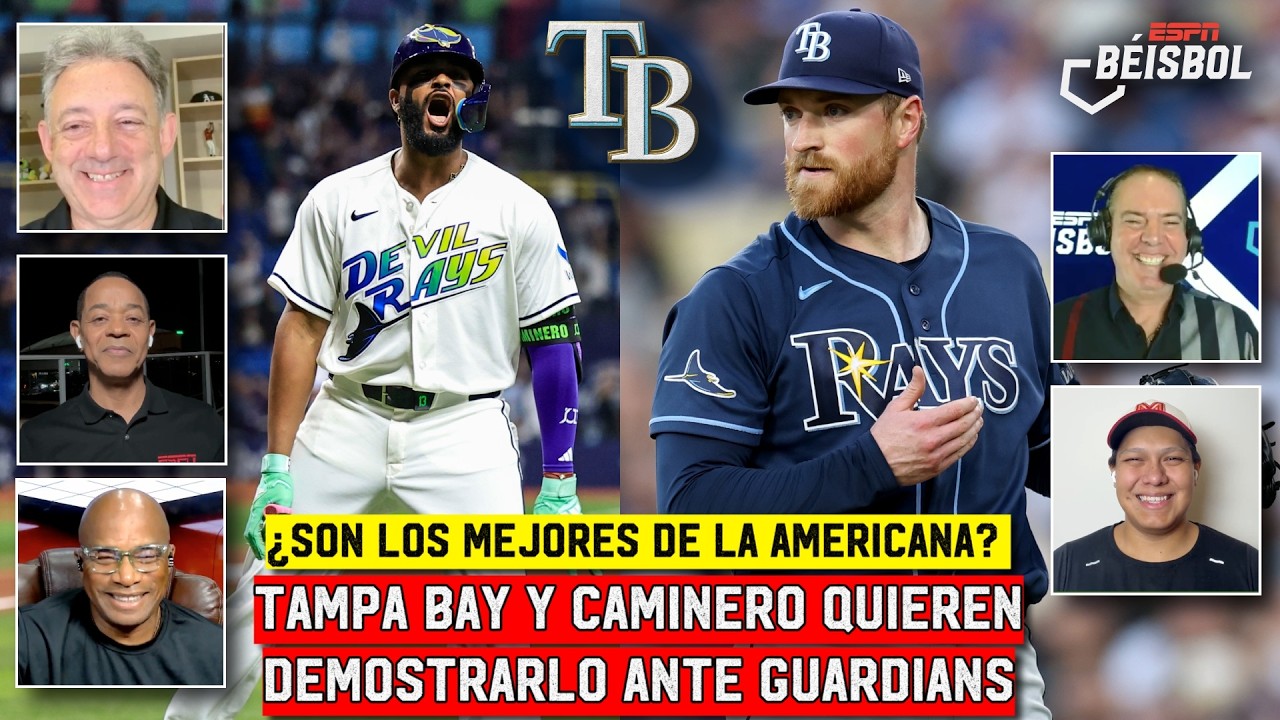 RAYS Y CAMINERO quieren demostrar que SON LOS MEJORES de la AMERICANA vs GUARDIANS | ESPN Beisbol