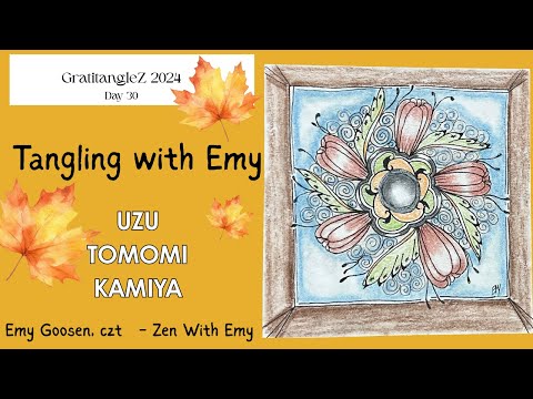 Uzu  | Beginner Zentangle by Tomomi Kamiya