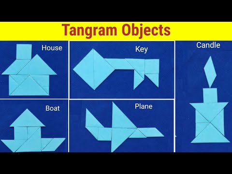 5 Tangram objects | Tangram | Tangram objects | Tangram Puzzles