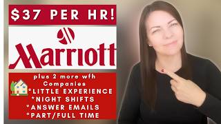 Marriott is Hiring Remote + Little Experience Work From Home Jobs 2026 (Night Shifts/Full/Part Time)