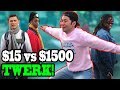 TWERKING In 30 Jeans Vs 1500 Jeans DANCING IN PUBLIC