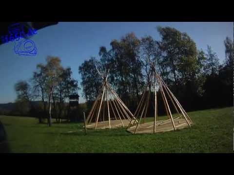 Das Finden der Tipis