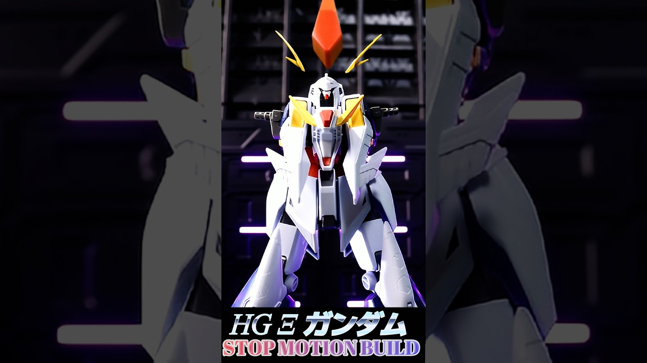 【ガンプラ コマ撮り組み立て】HG クスィーガンダム【閃光のハサウェイ】#stopmotion  #gunpla  #gundam  #キルケーの魔女