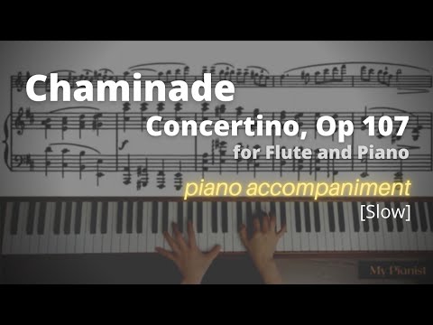 Chaminade - Concertino, Op. 107: Piano Accompaniment [Slow]