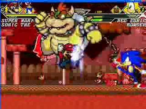 128 Mugen 30: Sonic and Mario vs Bowser and Neo Sonic