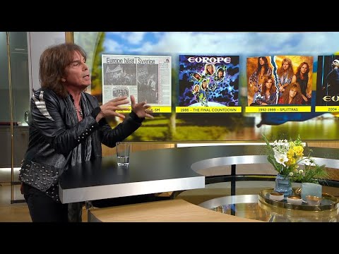 Europes världsturnéer fortsätter: ”Startade när vi var 14 år” | Nyhetsmorgon | TV4 & TV4 Play