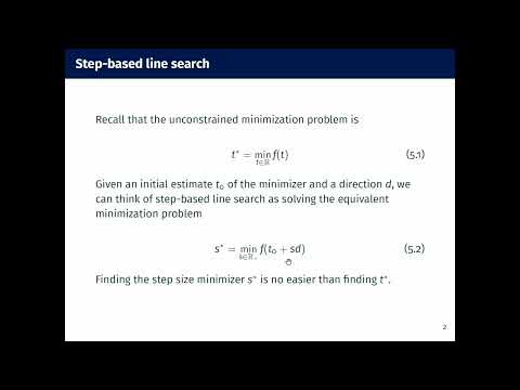 Lecture 6: Armijo condition