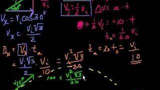 2-dimensional projectile motion part 5