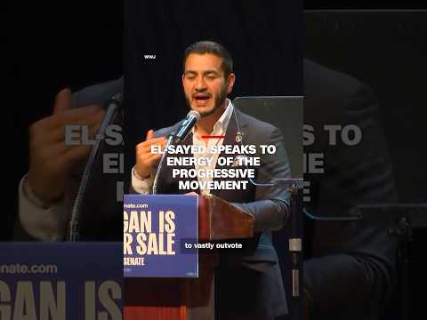 El-Sayed speaks to energy of the progressive movement