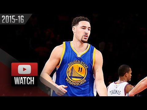 Klay Thompson Full Highlights at Knicks (2016.01.31) - 34 Pts, CRAZY Shooting!