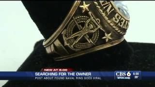 WATCH: Can you help unite this ring with its long lost owner