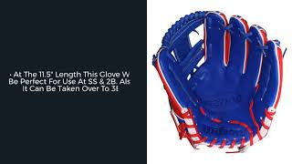 Video thumbnail: Wilson A2000 1786 Dominican Republic 11.5" Baseball Glove: WTA20RB21DR86