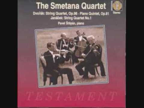 The Smetana Quartet.  Antonin Dvorak String quartet Op. 105 III