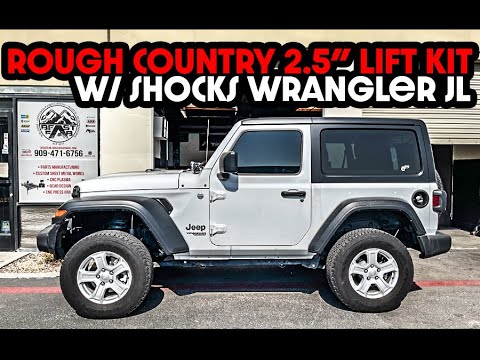 JEEP WRANGLER JL ROUGH COUNTRY 2.5\" LIFT KIT SUSPENSION HOW TO INSTALL IN DEPTH | IT RIDES AMAZING!!