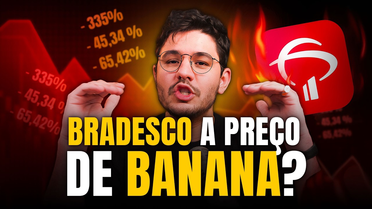 Por que estão dizendo que Bradesco (BBDC4) está de graça?