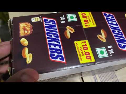 #Amazon #Snickers #Peanut #Chocolate #Bar 14g Box - 32 Pcs ||#Unboxing & #Review in #Telugu ||