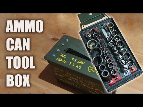Ammo Can Tool Kit / Socket Set Lid