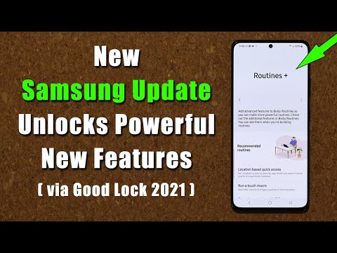 Latest Samsung Update Unlocks POWERFUL Features via Good Lock 2021 - FINALLY (Routine+ App)