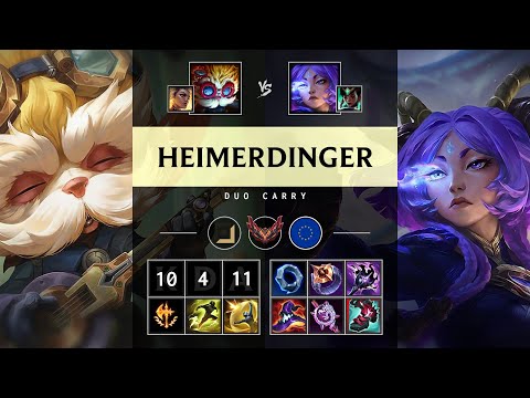 Heimerdinger Carry vs Yunara - EUW Grandmaster Patch 25.16
