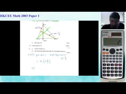 HKCEE 2003 Paper 1 Q12 CG1 Equations of straight lines