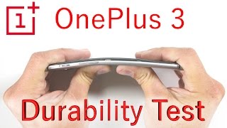 OnePlus 3 Bend Test - Scratch Test - Burn Test - Durability video