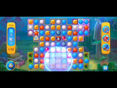 Fishdom 7530 Hard Level - NO 💣🧨💥