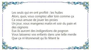 IAM - Non Soumis À l&#39;État Lyrics