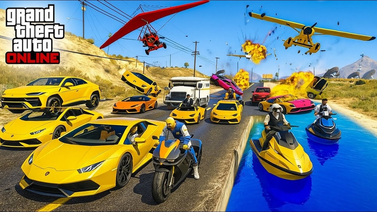 EL ÚLTIMO EXPLOTA ESPECIAL LAMBORGUINI! - GTA 5 ONLINE