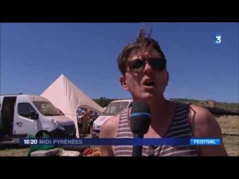 Teknival du Larzac pour le 15 août - Reportage France 3 Midi-Pyrénées