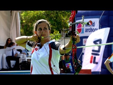 Yesim Bostan v Janine Meissner – compound women's bronze | Antalya 2014 Archery World Cup S3