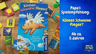 Können Schweine fliegen? - Kinderspiel ab 5 Jahren von Kosmos - Brettspiel