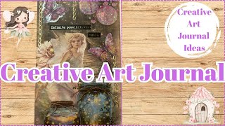 CREATIVE ART JOURNAL | CREATIVE ART JOURNAL IDEAS | FAIRY THEME