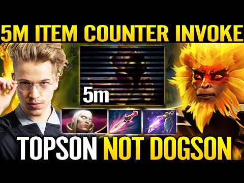 🔥 TOPSON 100% NOT DOGSON - 5m Secret Item Counter Master Invoker MID Pro Monkey King 7.29 Dota 2