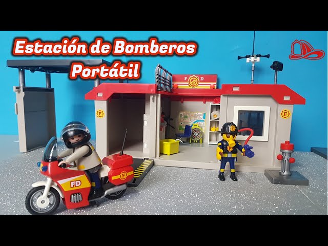 Vídeo relacionado con PLAYMOBIL - 5663 - Estacin de Bomberos transportable