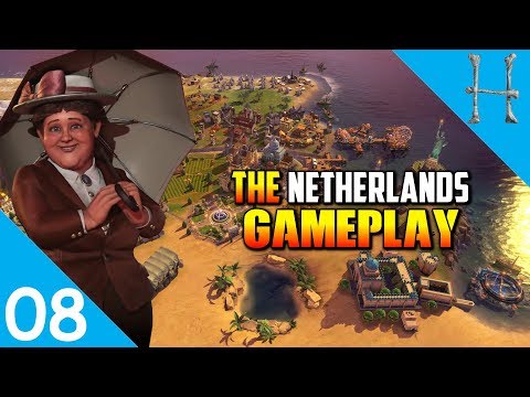 Civilization 6 Rise & Fall - Netherlands Gameplay #8 - Georgian Crisis