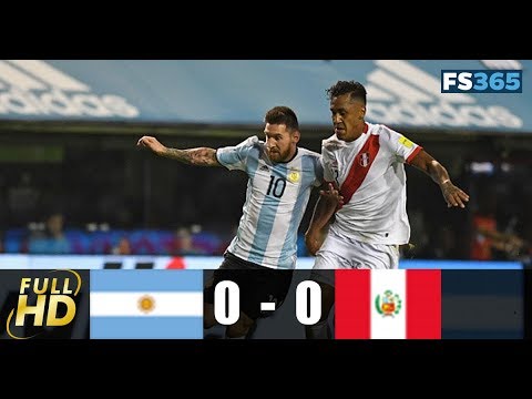 Argentina vs Peru 0-0 Highlights & Goals - 05 October 2017