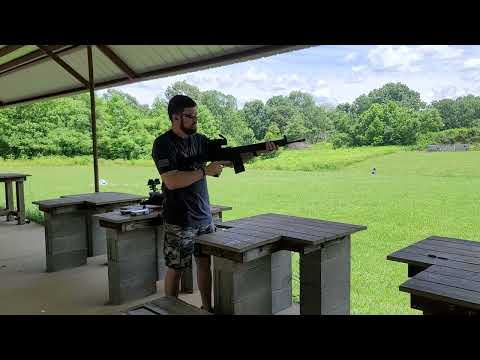 HK 91 with FA Binary trigger- This rifle is a beast! Accidentally bumpfires 3 round burst in semi!