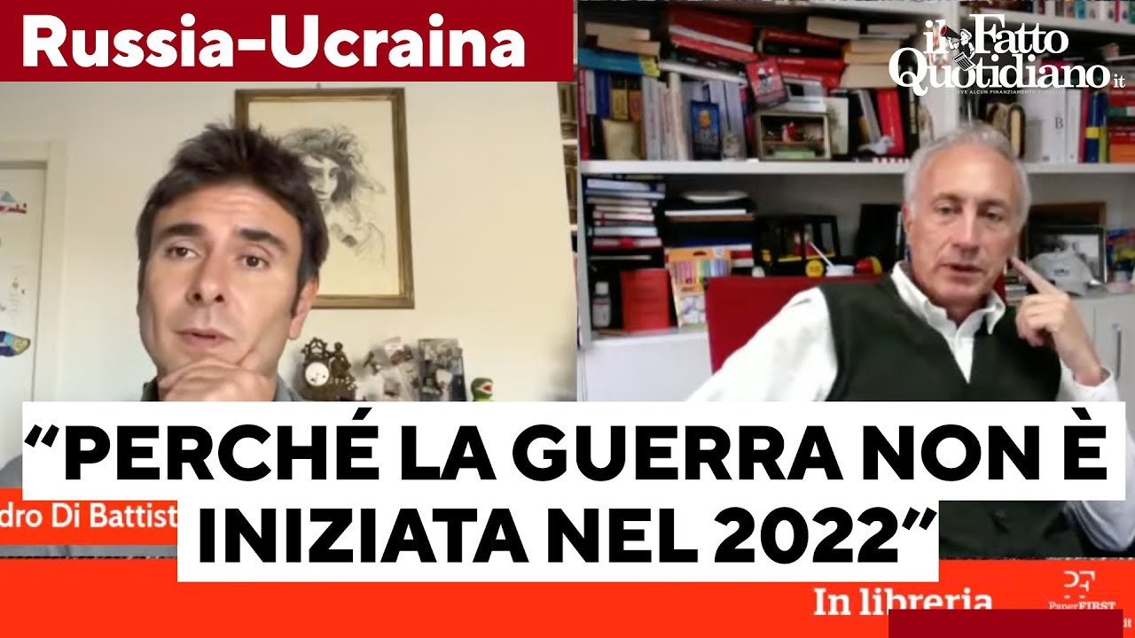 Russia-Ucraina, Travaglio: "Vi spiego perché la guerra non è iniziata nel 2022 e il ruolo degli Usa"