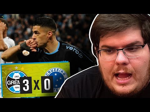 CASIMIRO REAGE A GREMIO 3X0 CRUZEIRO #casimiro