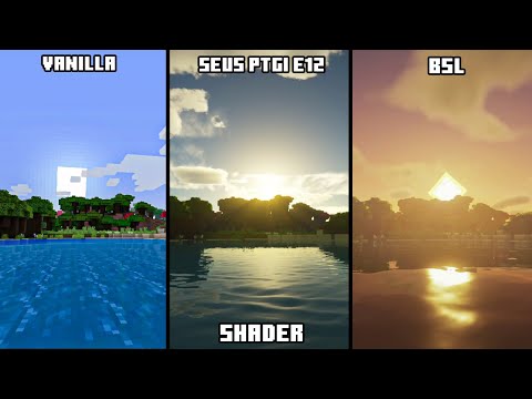Minecraft Shader Comparison: SEUS PTGI E12 vs BSL Shaders