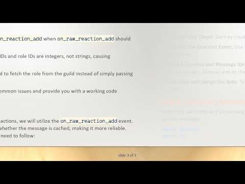 How to Assign Discord Roles with Reactions in Python Using Discord.py