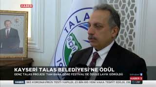 Talas Belediyesi'ne Gençlik Ödülü